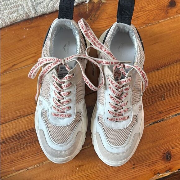 Zadig & Voltaire Beige Sneakers - Picture 2 of 3